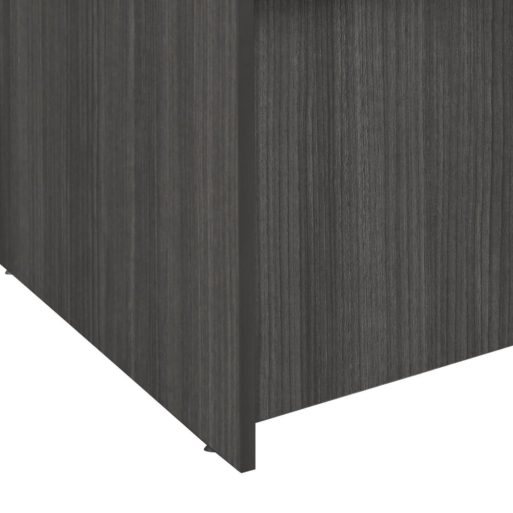 Regency Global Sourcing Legacy 71&quot; Double Full Pedestal U-Desk in Ash Grey, , large