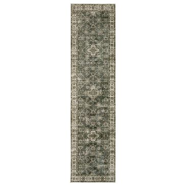 Oriental Weavers Malibu 2" x 8" Blue and Beige Runner, , large