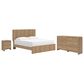 Ashley Gramburg 3 Piece King Panel Bedroom Set in Warm Brown, , large