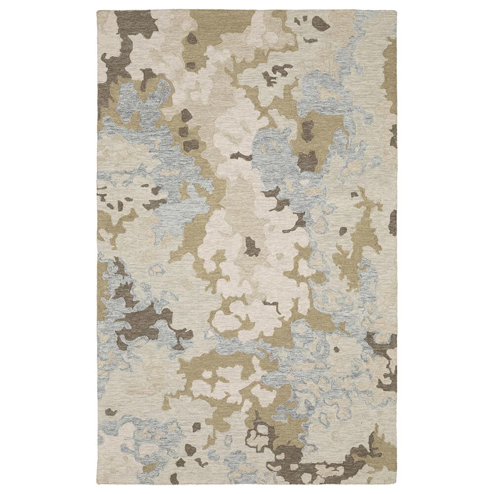 Oriental Weavers Kipton 10" x 13" Beige and Blue Area Rug, , large