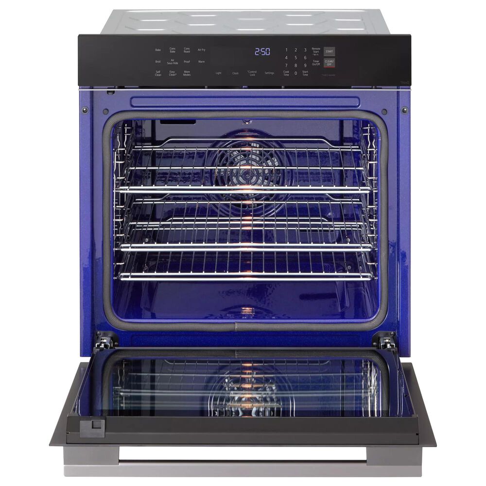 LG 24&quot; Smart Single Electric Wall Oven with True Convection and Air Fry in Black, , large