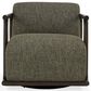 Classic Home Lucia Swivel Accent Chair in Kale Green, , large
