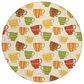 Dalyn Rug Company Kendall KE15 8" Round Linen Area Rug, , large
