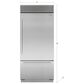 Sub Zero 20.7 Cu. Ft. Classic Right Hinge Bottom-Freezer Refrigerator with Internal Water Dispenser and Tubular Handle in Stainless Steel, , large
