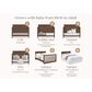 Delta Children Penelope 6-In-1 Convertible Crib in Teak Brown, , large