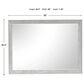 New Heritage Design Fiona Dresser Mirror in Mist Gray, , large