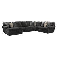 Hartsfield Mammoth 3-Piece Left Facing U-Shaped Sectional in Gray