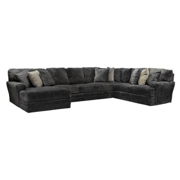 Catnapper Mammoth 3-Piece Left Facing U-Shaped Sectional in Gray, , large