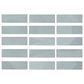 Soho Studio Fragments Ash Blue 2" x 8" Ceramic Tile, , large