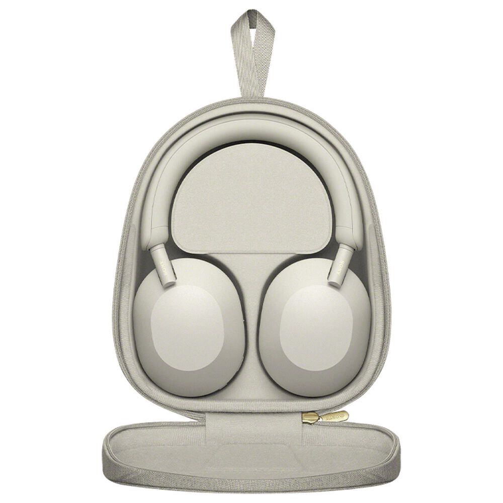 Sony Wireless Industry Leading Noise Canceling Headphones in Silver, , large