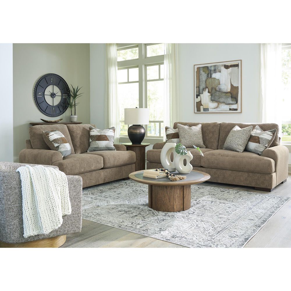 Ashley Jayne Park Stationary Sofa in Pecan, , large