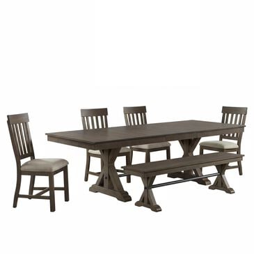 Hawthorne Furniture Sullivan 6-Piece Dining Set in Burnished Clay, , large
