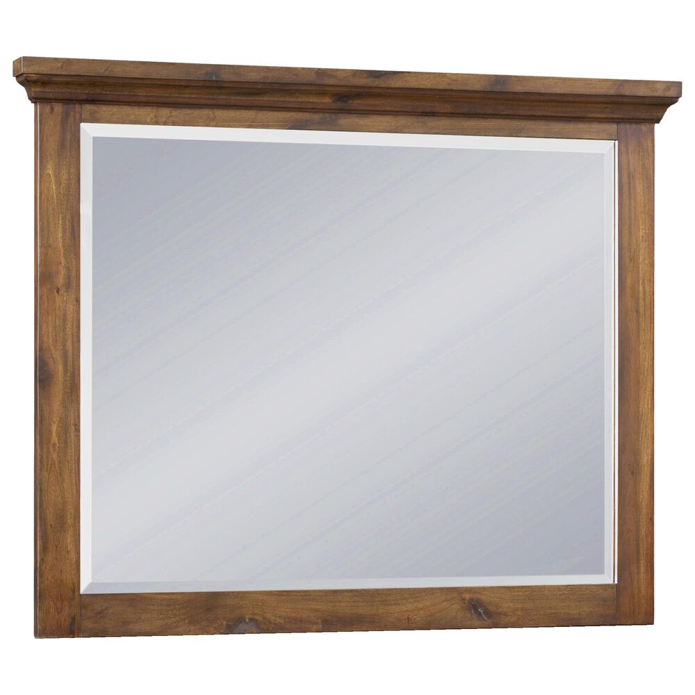 Napa Furniture Design Hillcrest Dresser and Mirror in Dark Chestnut, , large