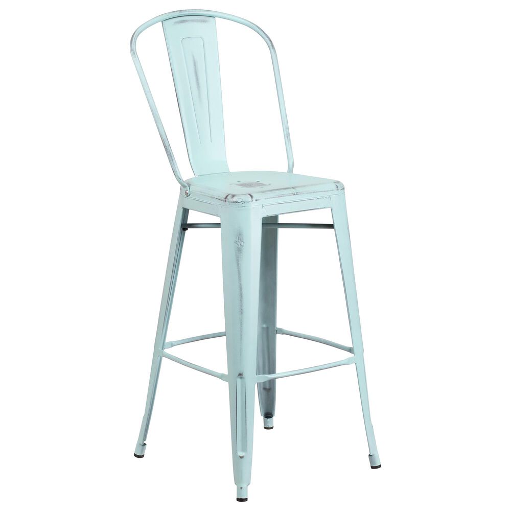 Flash Furniture 30" Barstool in Blue, , large