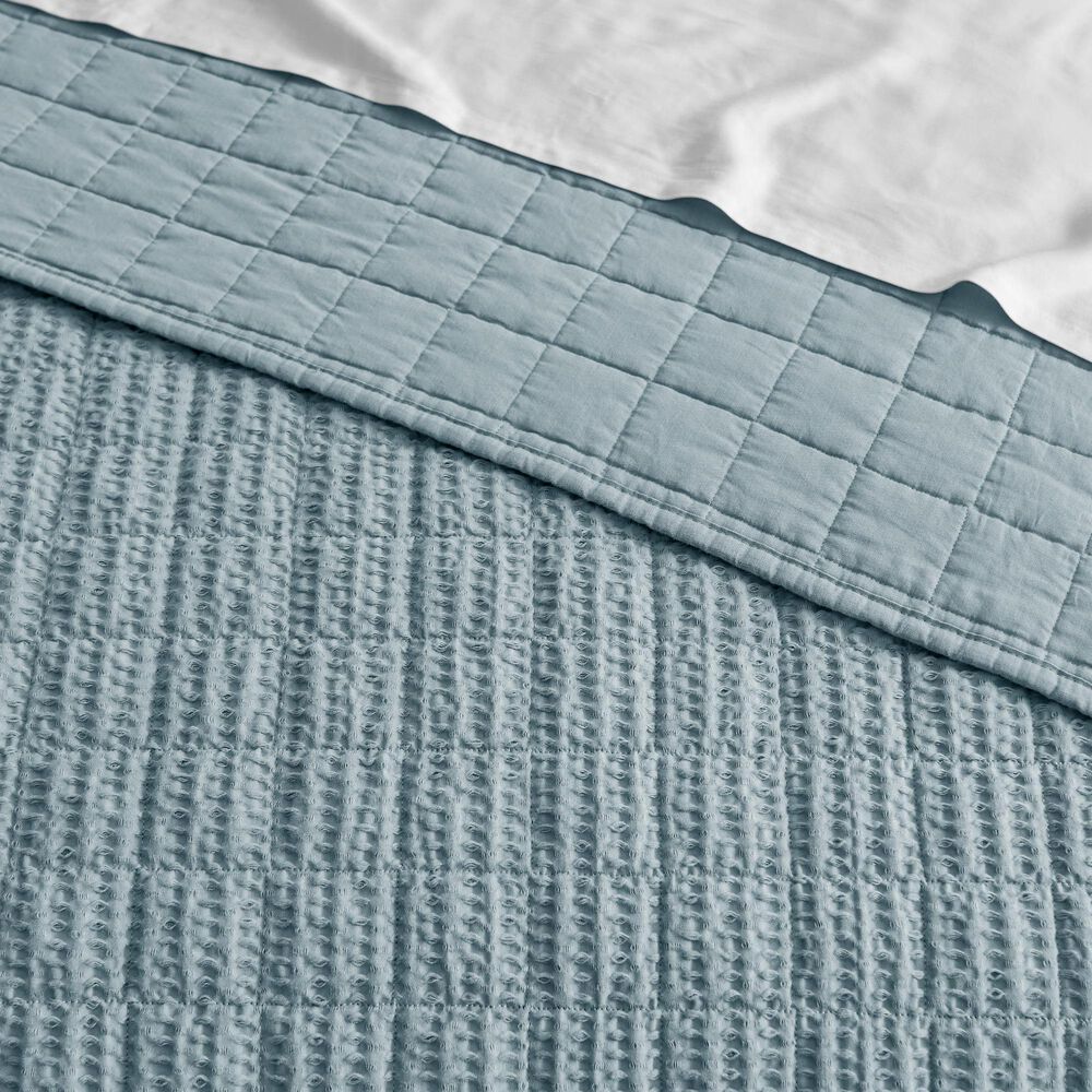Levtex Cloud Waffle 2-Piece Twin/Twin XL Quilt Set in Chambray, , large