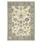 Oriental Weavers Lucca Floral Border 2" x 6" Ivory Runner, , large