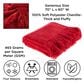 Timberlake LHC 60" x 70" Ultra Soft Chenille Throw in Vineyard Red, , large