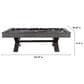 Imperial International Blake 8" Pool Table in Steel Grey, , large