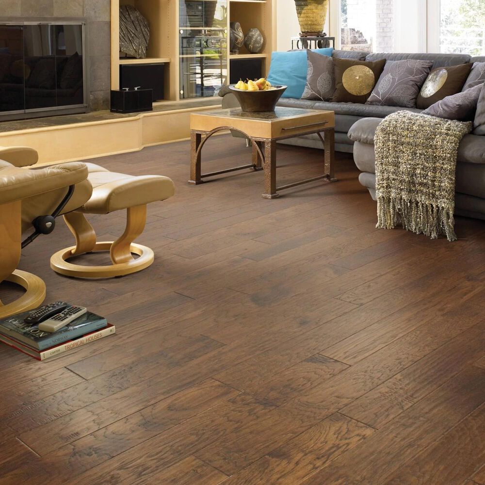 Shaw Summer Breeze Pathway Hickory Engineered Hardwood, , large
