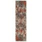Safavieh Monaco MNC225H-216 2"2" x 16" Grey/Orange Runner, , large