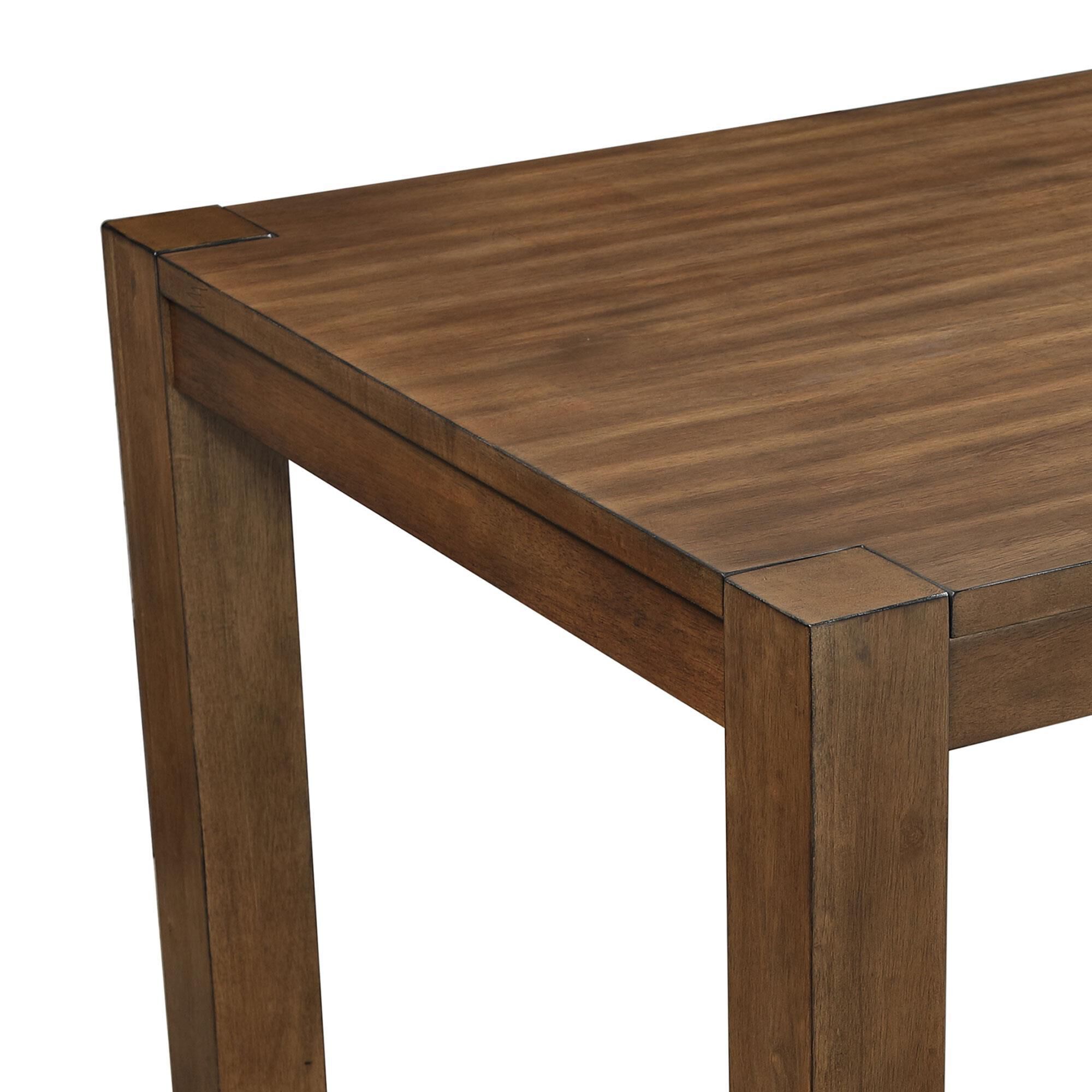 New Heritage Phoenix 7-Piece Rectangular Dining Set in Chestnut Brown