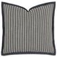 Eastern Accents Taos 27" Square Euro Sham in Salix Stone and Modesta Charcoal, , large