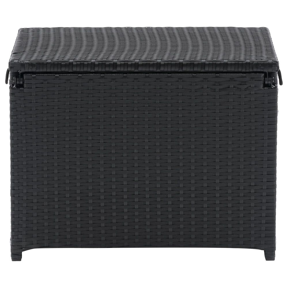 CorLiving Parksville Patio Cooler Table in Black, , large