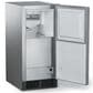 Scotsman Under-Counter Automatic Ice Machine with Gravity Drain in Stainless Steel, , large