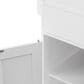 HOMLUX 75" Kitchen Island with Extendable Dining Table in White, , large