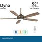 Minka-Aire Dyno 52" Ceiling Fan with Barnwood Blades in Heirloom Bronze, , large