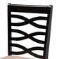 Baxton Studio Lanier Side Chair with Sand Cushion in Espresso Brown (Set of 4), , large