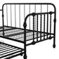 Furniture of America Wren Twin Daybed with Trundle in Black, , large