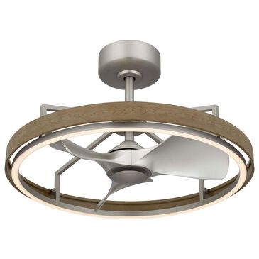 Cal Lighting Arroyo Ceiling Fan Light in Brushed Steel, , large