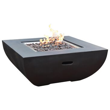 Elementi Fire Aurora Square Liquid Propane Fire Table in Black, , large