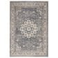 Nourison Quarry 5"3" x 7"3" Grey and Ivory Area Rug, , large