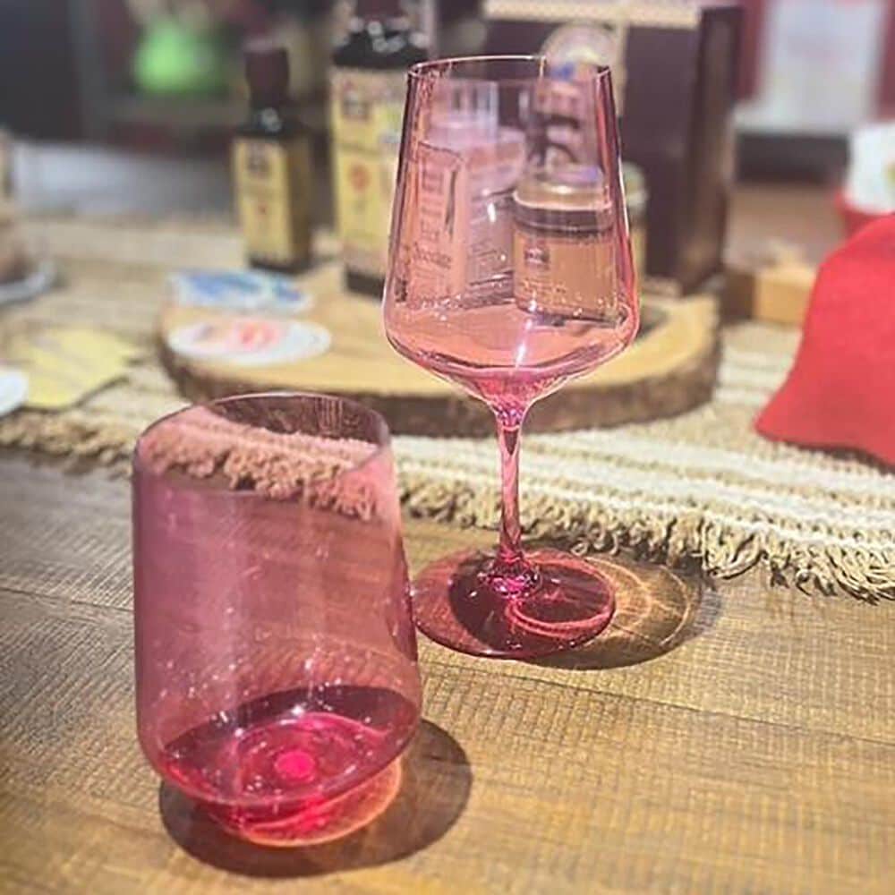 LeadingWare Lexington Tritan 18 Oz Wine Glass in Pink, , large