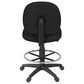 Regency Global Sourcing Comfort Series Swivel Computer Task Chair with Drafting Kit in Black, , large