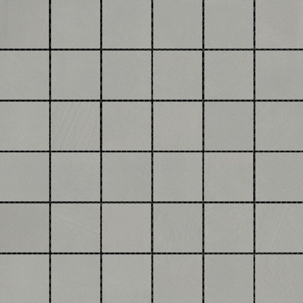 Emser Council Gray 2" x 2" Square on 12" x 12" Porcelain Mosaic Sheet, , large