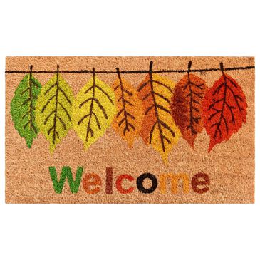 Callaway Fall Colors 1"5" x 2"5" Multicolor Door Mat, , large