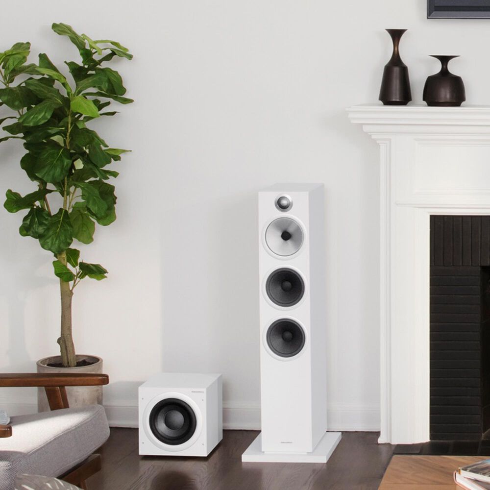 Bowers and Wilkins 200W Powered Subwoofer in Matte White, , large