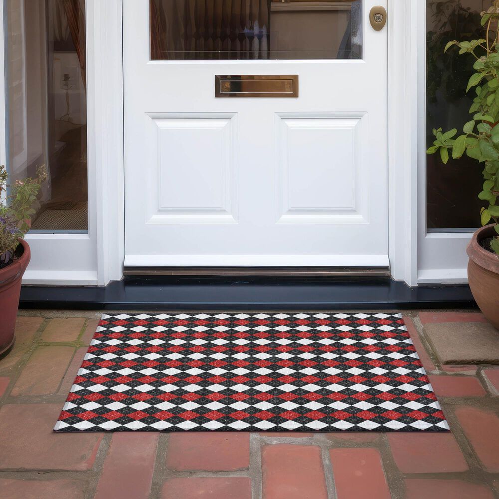 Dalyn Rug Company Wonderland WN20 2&#39;6&quot; x 3&#39;10&quot; Black Indoor/Outdoor Area Rug, , large