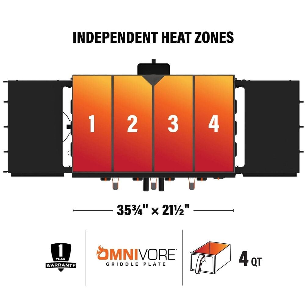 Blackstone 36&quot; Griddle Airfryer Combo in Black, , large