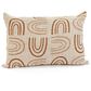 16" x 24" Rainbow Lumbar Pillow in Rust and Bisque, , large