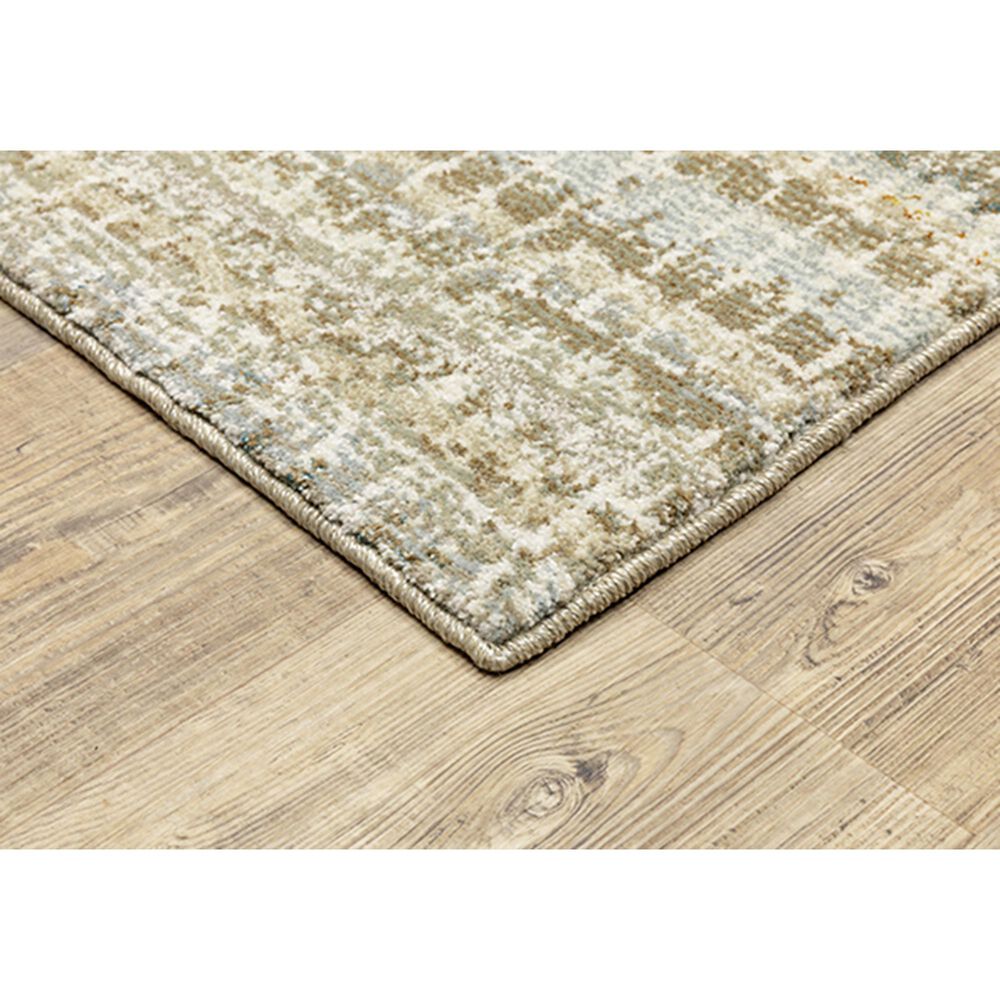 Oriental Weavers Atlas Stripe 747E0 10&#39; x 13&#39;2&quot; White Area Rug, , large