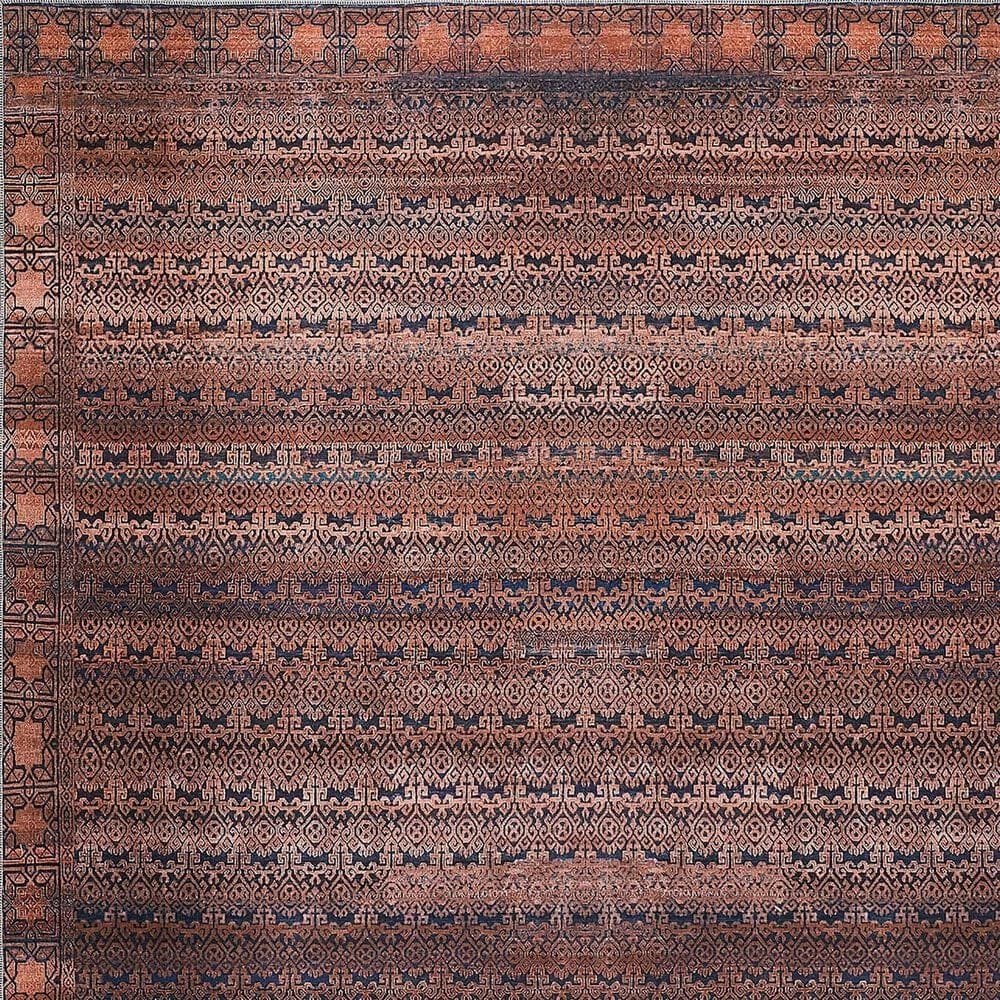 Feizy Voss 10&#39;6&quot; x 14&#39; Tan and Blue Area Rug, , large