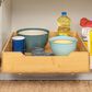 Household Essentials Glidez 20" 1-Tier Pull-Out/Slide-Out Storage Organizer for Under Cabinet Use in Natural, , large