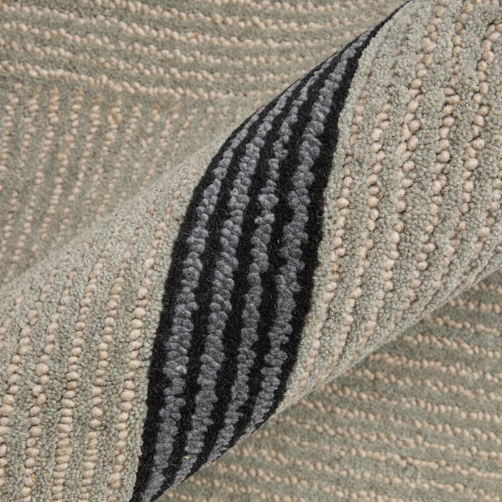 Feizy Rugs Maguire Gray and Black 2&#39; x 3&#39; Area Rug, , large