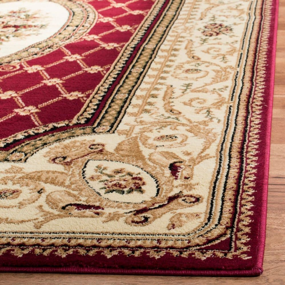 Safavieh Lyndhurst LNH223 8&#39; x 11&#39; Red and Ivory Area Rug, , large