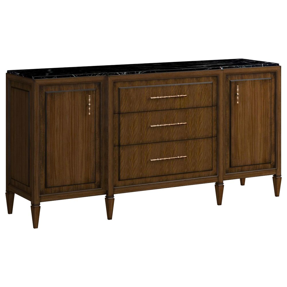 Vantage Eave Credenza in Hazelnut and Black, , large