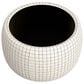Emerald Home Furnishings Cecily Storage Ottoman in Charcoal Windowpane, , large